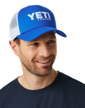 Coolers Mid Trucker Cap in Blue