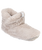 Harriet 100% Recycled High Density Faux Fur Slipper Boot in Trace Grey