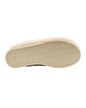 Alicia Luxury Borg Fleece Platform Mule Slippers in Cream