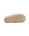 Lauren Luxury Borg Fleece Short Slipper Boots in Biscuit