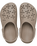Classic Floral Cut Out Clogs in Taupe