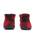 Neeson Sherpa Slipper Boots in Red & Black Check