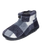 Neeson Sherpa Slipper Boots in Navy Check