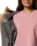 The Columbia Womens Weekend Adventure II Long Jacket in Canoe
