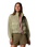 Paracutie Cropped Cargo Windbreaker Jacket in Safari