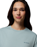 Rolling Bend™ Graphic Oversized T-Shirt in Crushed Blue & Floral Groove