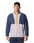Backbowl II Lightweight Full Zip Fleece Jacket in Nocturnal & Lavender Pearl