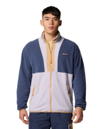 Backbowl II Lightweight Full Zip Fleece Jacket in Nocturnal & Lavender Pearl