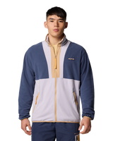 Backbowl II Lightweight Full Zip Fleece Jacket in Nocturnal & Lavender Pearl