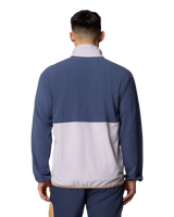Backbowl II Lightweight Full Zip Fleece Jacket in Nocturnal & Lavender Pearl