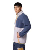 Backbowl II Lightweight Full Zip Fleece Jacket in Nocturnal & Lavender Pearl
