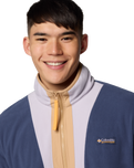 Backbowl II Lightweight Full Zip Fleece Jacket in Nocturnal & Lavender Pearl