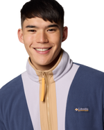 Backbowl II Lightweight Full Zip Fleece Jacket in Nocturnal & Lavender Pearl