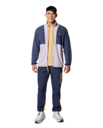 Backbowl II Lightweight Full Zip Fleece Jacket in Nocturnal & Lavender Pearl