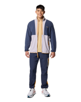 Backbowl II Lightweight Full Zip Fleece Jacket in Nocturnal & Lavender Pearl