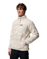 The Columbia Mens Rugged Ridge™ High Pile Half Zip Fleece Jacket in Dark Stone Deschutes Days