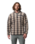 The Columbia Mens Rugged Ridge™ High Pile Half Zip Fleece Jacket in Dark Stone Twills
