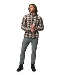 The Columbia Mens Rugged Ridge™ High Pile Half Zip Fleece Jacket in Dark Stone Twills
