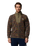 The Columbia Mens Sequoia Grove™ Printed Full Zip Fleece Jacket in Stone Green & Treebark
