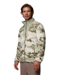 The Columbia Mens Sequoia Grove™ Printed Full Zip Fleece Jacket in Safari & Fieldaze