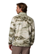 The Columbia Mens Sequoia Grove™ Printed Full Zip Fleece Jacket in Safari & Fieldaze