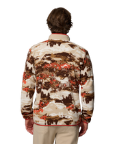 The Columbia Mens Sequoia Grove™ Printed Full Zip Fleece Jacket in Zing & Fieldaze