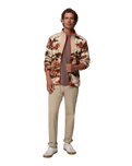 The Columbia Mens Sequoia Grove™ Printed Full Zip Fleece Jacket in Zing & Fieldaze