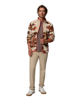 The Columbia Mens Sequoia Grove™ Printed Full Zip Fleece Jacket in Zing & Fieldaze
