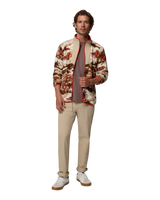 The Columbia Mens Sequoia Grove™ Printed Full Zip Fleece Jacket in Zing & Fieldaze