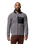 The Columbia Mens Fast Trek™ Overlay Full Zip Fleece Jacket in City Grey & Black