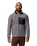 The Columbia Mens Fast Trek™ Overlay Full Zip Fleece Jacket in City Grey & Black