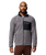 The Columbia Mens Fast Trek™ Overlay Full Zip Fleece Jacket in City Grey & Black