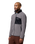 The Columbia Mens Fast Trek™ Overlay Full Zip Fleece Jacket in City Grey & Black