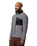 The Columbia Mens Fast Trek™ Overlay Full Zip Fleece Jacket in City Grey & Black