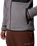 The Columbia Mens Fast Trek™ Overlay Full Zip Fleece Jacket in City Grey & Black
