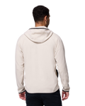 The Columbia Mens Fast Trek™ Overlay Fleece Hoodie in Dark Stone & Black