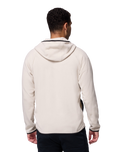 The Columbia Mens Fast Trek™ Overlay Fleece Hoodie in Dark Stone & Black