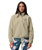 Jasper Ridge Pebbled Half Snap Fleece Jacket in Safari