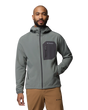 The Columbia Mens Tall Heights™ III Hooded Softshell Jacket in Sedona Sage & Shark