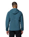 The Columbia Mens Tall Heights™ III Hooded Softshell Jacket in Everblue & Shark