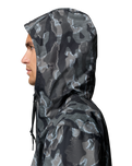 The Columbia Mens Spire Valley™ Novelty Windbreaker Jacket in Black Treebark & Black