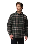 The Columbia Mens Hunter Arch™ Shirt Jacket in Greenscape Track Plaid