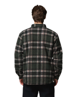 The Columbia Mens Hunter Arch™ Shirt Jacket in Greenscape Track Plaid