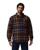The Columbia Mens Hunter Arch™ Shirt Jacket in Collegiate Navy Track Plaid