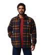 The Columbia Mens Hunter Arch™ Shirt Jacket in Collegiate Navy Track Plaid