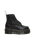 The Dr Martens Womens Sinclair Milled Nappa Leather Platform Boots in Black Milled Napa