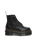 The Dr Martens Womens Sinclair Milled Nappa Leather Platform Boots in Black Milled Napa