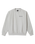 The Brixton Mens Embroidered Heavyweight Crew Sweatshirt in Heather Grey Ash