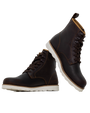The Levi's® Mens Darrow Wedge Boots in Dark Brown