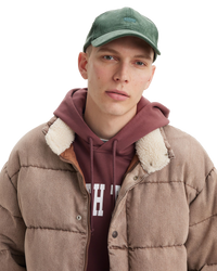 The Levi's® Mens Holiday Cord Cap in Dark Green